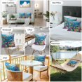 thumbnail image 6 of Ocean Underwater Outdoor Pillow Covers Pack of 2 Marine Life Fish Octopus Coral Seagrass Waterproof Throw Pillow Covers Decorative Cushion Cases for Patio Garden Tent Balcony Couch 26x26 inch, 6 of 8