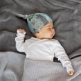 thumbnail image 4 of Sikiie Vintage Rose1 Baby Newborn Hats, Infant Knotted Baby Hat, Beanie Top Knot Caps for Baby Boys Girls, 4 of 5