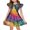 Saffron, variant on Grblisyd Christmas Dresses for Kids Girls Casual School Outfits Fashion Graphic Flutter Sleeve A-Line Dress
