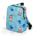 thumbnail image 1 of Disney Lilo &amperio; Mochila con estampado de puntada, mochila de viaje al aire libre para estudiantes adolescentes con patrón de pequeño monstruo de dibujos animados, informal, a la moda9 Deng Xun unisex, 1 of 2