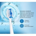 thumbnail image 4 of Pursonic  USB Rechargeable Sonic Toothbrush with 3 Brush Heads, 4 of 5