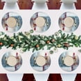 thumbnail image 7 of Coolnut Cute Christmas Snowman Placemats Set of 6 Non-Slip Heat Resistant Dining Table Place Mats Washable Kitchen PVC Weave Table Mats Home Decor Gifts, 7 of 7