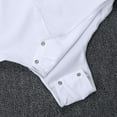 thumbnail image 4 of iiniim Men's Long Sleeve Zipper Front Romper Shirt One-Piece Bowtie Leotard Bodysuit, 4 of 7