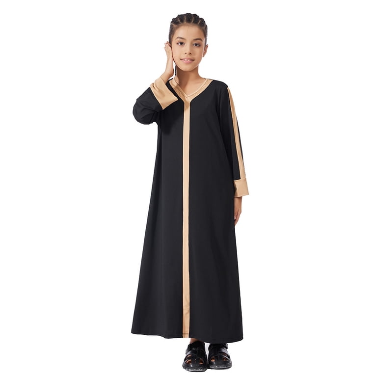 MEZZALL Dresses Southeast Asian Style Girls Dress Patchwork V-Neck Casual  Party Flowy Twirl Elegant Comfortable Daily Wear Stylish Short Sleeve Crew  Neck Solid Color Child Sundress - Walmart.com