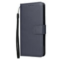 thumbnail image 5 of Compatible for iPhone 14 Plus Wallet Case with Premium PU Leather Card Slots Holder Photograph Slot Cover, Soft Silicone Shockproof Magnetic Clasp Kickstand Wrist Strap Flip Folio Case,Darkblue, 5 of 6