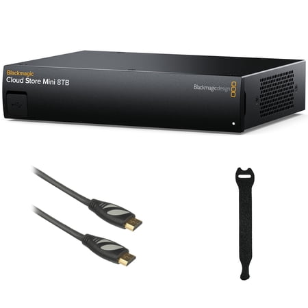 Blackmagic Design 8TB Cloud Store Mini (4 x 2TB) Bundle with Pearstone 6  HDMI Cable with Ethernet and 10-Pack Straps price history on PriceWatchPro