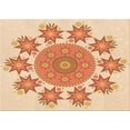 thumbnail image 1 of Ahgly Company Machine Washable Indoor Rectangle Transitional Khaki Gold Area Rugs, 4' x 6', 1 of 7