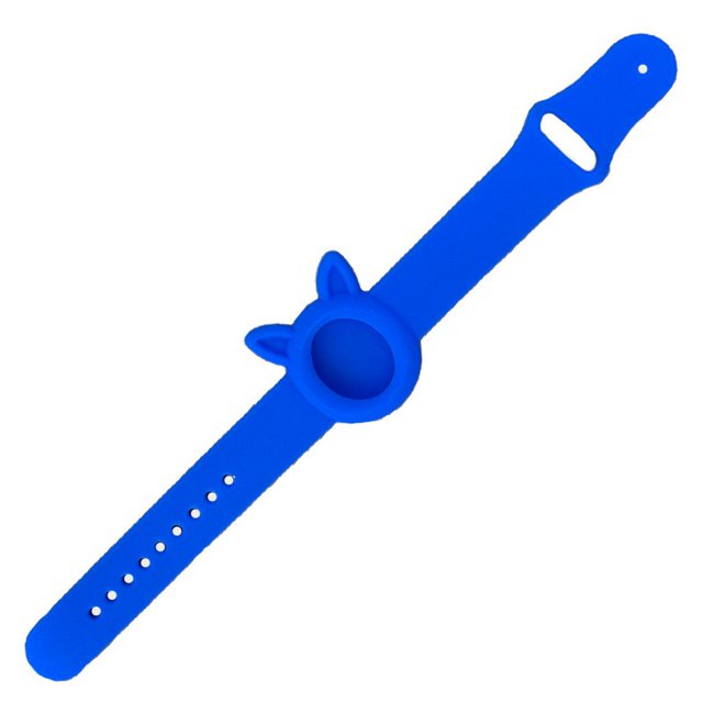Reloj de silicona suave azul, pulsera luminosa, pulsera para niños, rastreador Gps antipérdida, funda protectora para correa de muñeca JM