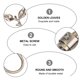 thumbnail image 5 of Abrazadera de cortina de metal decorativa con gancho de pared, 5 of 7