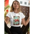 thumbnail image 2 of Image Conscious Sleeping Tiger Mom T-Shirt Womens -Jay Fleck Designs, Female Regular Fit, 2 of 4