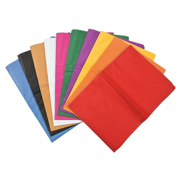Assorted Tissue Paper Assortment Party Supplies 100 Pieces