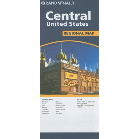 Rand mcnally central united states regional map - folded map: