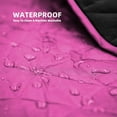 thumbnail image 5 of Outdoor  Blanket, Foldable Fleece Stadium Blanket for Outdoor  Event, Camping, , Pet, Picnics - Windproof, Wearable, Machine Washable 80" x 58" (Rose Purple), 5 of 7