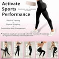 thumbnail image 5 of Slimove Cellulite 3D Leggings, High Waisted Butt Lifting Tummy Training Control, Anti Cellulite Legging for Gym Workout, 5 of 12