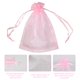 thumbnail image 4 of Bolsas de organza de regalo Boshen, 100 unidades, 13 x 18 cm, con cordón rosa, 4 of 8