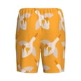 thumbnail image 4 of Rocae Flying Ducks for Men's Soft Sleep Pajama Shorts, Waistband and Pockets, 4 of 9
