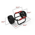 thumbnail image 3 of FDB Universal Folding Bend Kayak Canoe Boat Carrier with Handle Strap, 3 of 14