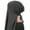 Dark gray, variant on Women's Hijab Head Scarf Breathable Shawl Wrap for Prayer Madrassa Daily Wear
