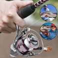 thumbnail image 1 of Fishing Reel 500-7000 Drag 10kg Metal Spool Handle Spinning Reel Saltwater Reel carp Reel Fishing Line, 1 of 7