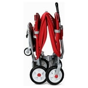 Radio Flyer, 3-in-1 Tailgater Wagon with UV Canopy, Folding Wagon, Red