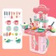 thumbnail image 3 of Juego de tocador de plástico 3 en 1 con maletín de maquillaje rojo, juego de tocador para niños mayores de 3 años, 3 of 13