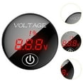 thumbnail image 6 of hengtong Car Digital Monitor 12V 24V Sturdy Vehicle Repair Parts Voltmeter Tester red, 6 of 9