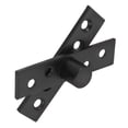 thumbnail image 3 of Hidden Door Hardware Pivot Hinge Circular Shaft Top and Bottom Positioning for Cabinet Black 7.50x2.10x1.80cm 1Pack, 3 of 5