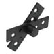 thumbnail image 3 of Hidden Door Hardware Pivot Hinge Circular Shaft Top and Bottom Positioning for Cabinet Black 7.50x2.10x1.80cm 1Pack, 3 of 5