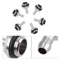 thumbnail image 4 of Barb Connector, Water Cooling Fitting Silver Barb Fitting Barb Fitting, Pipe Fittings Two-touch Fitting, Hose Barb Fittings Reservoir For Radiators For Water Blocks Water Pumps, 4 of 8