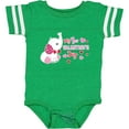 thumbnail image 3 of Inktastic My 1st Valentine's Day with Elephant Girls Baby Bodysuit, 3 of 5