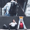 thumbnail image 4 of Mochila Youpin IGNITE, bolso de hombro a la moda, bolso deportivo, hombro impermeable, 4 of 8