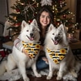 thumbnail image 4 of Dog Bandana 2 Pack,Black White Stripe Sunflower Pattern Bandanas for Dogs,Cat Bandana,Small/ Large Dog Bandana 2 Size,Dog Bandanas, 4 of 6