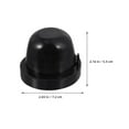 thumbnail image 2 of WHAMVOX 5Ud Protector De Polvo De Caucho Negro Para Faros Auto Resistente A Agua Y Rayos Uv, 2 of 8