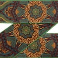 thumbnail image 4 of IBA Indianbeautifulart Brown Mandala Kaleidoscope Ribbon&nbsp;Trim&nbsp;Tape Fabric Laces For Crafts Printed Velvet&nbsp;Trim&nbsp;9 Yards Sewing Accessories 3 Inches, 4 of 8