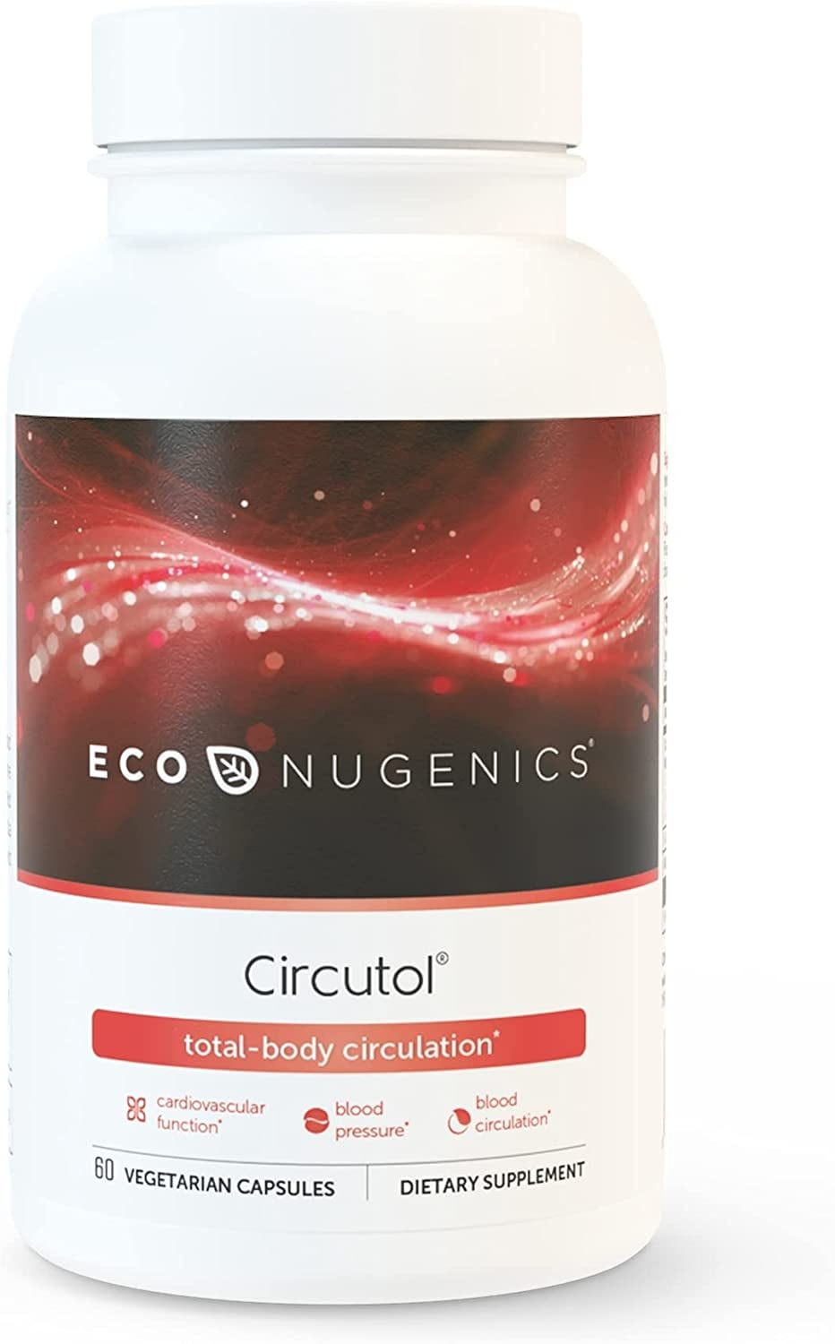 EcoNugenics Circutol Blood Pressure Supplement for Heart Support with
