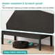 thumbnail image 3 of Aparador de Madera – Moderno con Puertas de Vidrio y Estantes – Gabinete Buffet Auxiliar – Entrada, Salón, Comedor o Cocina – Organización Ideal- Color negro, Black square pin, 3 of 8
