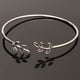 thumbnail image 3 of Fiudx Pulsera de Cristal, Elegante Brazalete de Aleación, Elegante Joya Diamantes, Accesorio de Moda para Mujer, Ideal para Fiestas, Regalo para Ella, El Color Puede Variar, Incluye 1 Pieza., 3 of 3