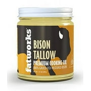 Fatworks Grass Fed Bison Tallow (7.5oz jar)
