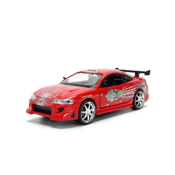 Brian's Eclipse Remix, Fast & Furious - Toys 36815-1/24 Scale Diecast Model Car