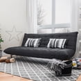 thumbnail image 6 of Stretch Sofa Bed Cover, Couch Slipcover Fit Length 75"-83", Pine Green, 6 of 6