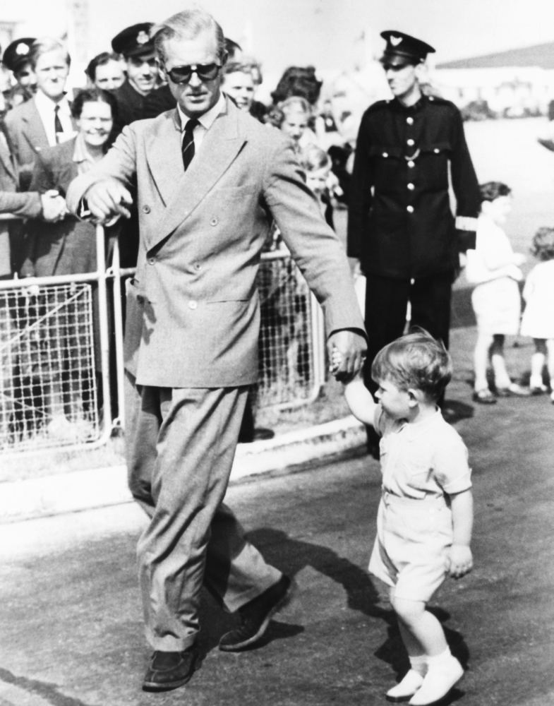 Prince Philip And His Son Prince Charles History (24 x 36) Walmart