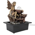 thumbnail image 1 of Tabletop Fountain, Quiet Desktop Fountain Decor Easy Installation Increase Humidity USB Pump Compact with LED Light for Office for Living Room, 1 of 8