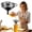 B, variant on Food Grade Stainless Steel Kitchen Funnel with Detachable Strainer Filter for Liquid and Dry Food Transfer
