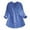 Blue, variant on Aloohaidyvio Sweatshirts Womens Summer New Solid Color Long-Sleeved Loose Large Size Casual Shirt Female