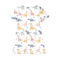 thumbnail image 4 of Pounoo New Girls Dresses 10-12 Leisure Print Short Sleeve Casual Dresses Round Neck Knee Length Dress Quick Drying Dresses For Kids Girls, 4 of 5