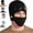 Black, variant on 3-in-1 Unisex Knitted Goggles Beanie,Beanie with Face Mask and Goggles Built In, Winter Warm Outdoor Sports Fashion Aviator Hat