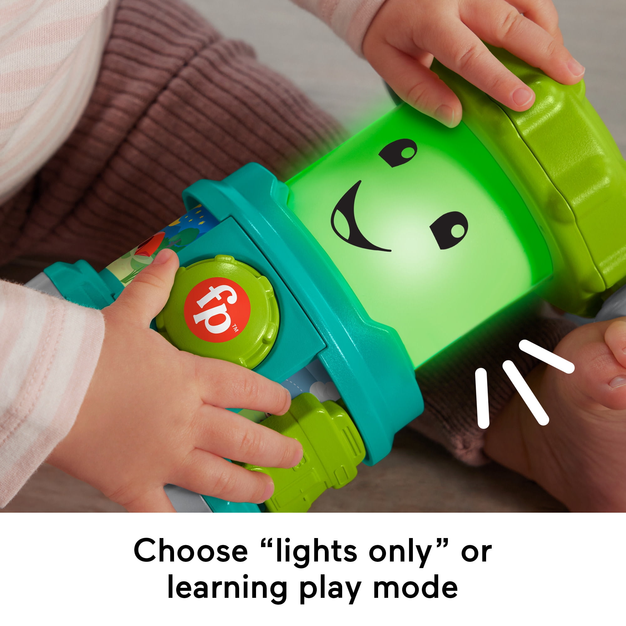 Fisher-Price Laugh & Learn Camping Fun Lantern Baby & Toddler Learning Toy with Lights & Music