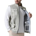 thumbnail image 3 of FEDTOSING Men's Quick Dry Lightweight Softshell Vest Windproof Sleeveless Jacket for Fishing Work Golf Hiking Casual Travel, 3 of 7
