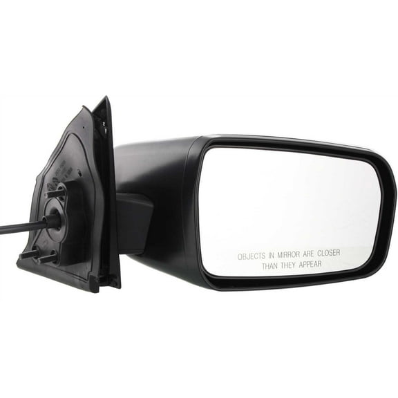 Mirror Compatible With 2004-2012 Mitsubishi Galant Right Passenger Side Textured Black Kool-Vue