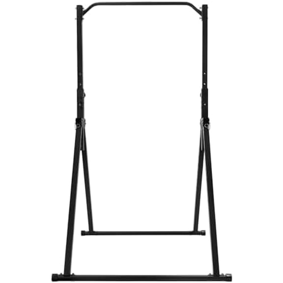 Foldable Pull Up Bar, Pull Up Dip Station For Home Gym Strength Training Equipment, Adjustable Height Home Power Tower Horizontal Bar for Sports Center School 440.92LBS Capacity